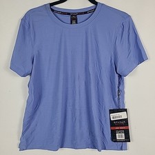 NEW Spyder Active Womens Purple Moisture-Wicking Short Sleeve Top Sz M
