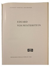 Eduard von Winterstein Biografie Herbert Jhering Henschelverlag 1962