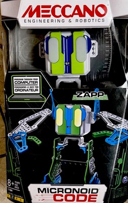 NIB Spin Master Meccano Micronoid Code Zapp Programmable Robotics STEM Robot Kit