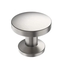 6 Pack Brushed Satin Nickel Cabinet Knobs, 1.1 Inch(30mm) Diameter Round Cabi...