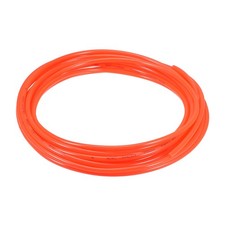 Tubo de aire PU naranja de 6 mm OD 4 mm ID 7m de largo para transferencia de fluido de línea de aire 