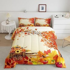 Kids Fall Festival Comforter Set Size Happy Fall Y'all Bedding Twin Multi 25