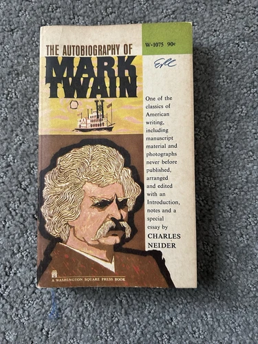 Autobiography of Mark Twain 1961 Vintage PB