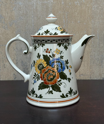 Villeroy & Boch Alt Amsterdam Coffee Pot Floral Porcelain Germany Discontinued