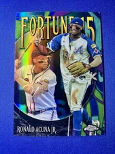 2025 Topps Chrome Fortune 15 Insert 🔥 Choose your player!!! Base Refractor #F15