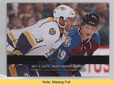 2013-14 SP Authentic Moments Nathan MacKinnon Seth Jones #191 READ 0c3