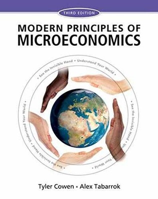 Modern Principles of Microeconomics - Paperback, by Cowen Tyler Tabarrok - Good