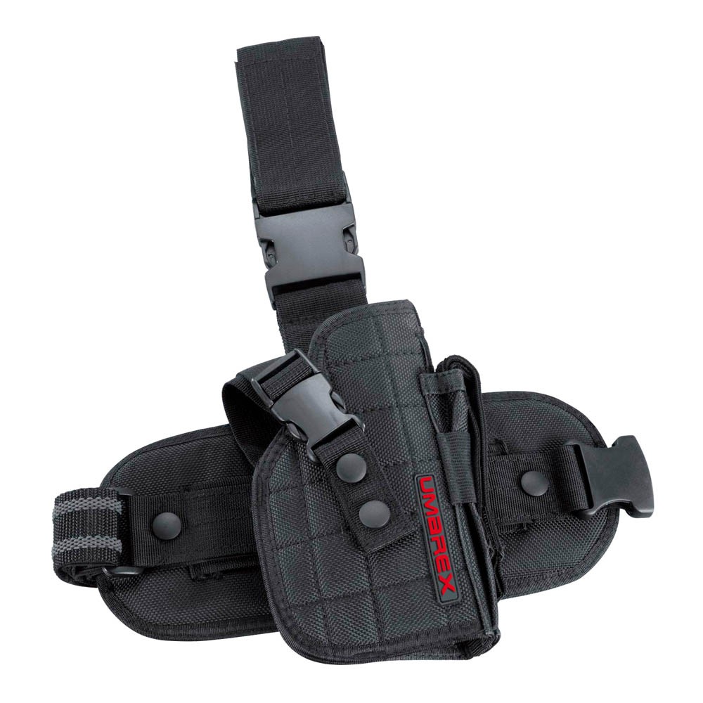 Umarex Drop Leg Platform Pistol Holster Nylon Black Airsoft Range