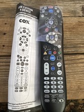 NEW COX Custom 4 Device Universal Remote Control URC-8820 Cisco w/User Guide