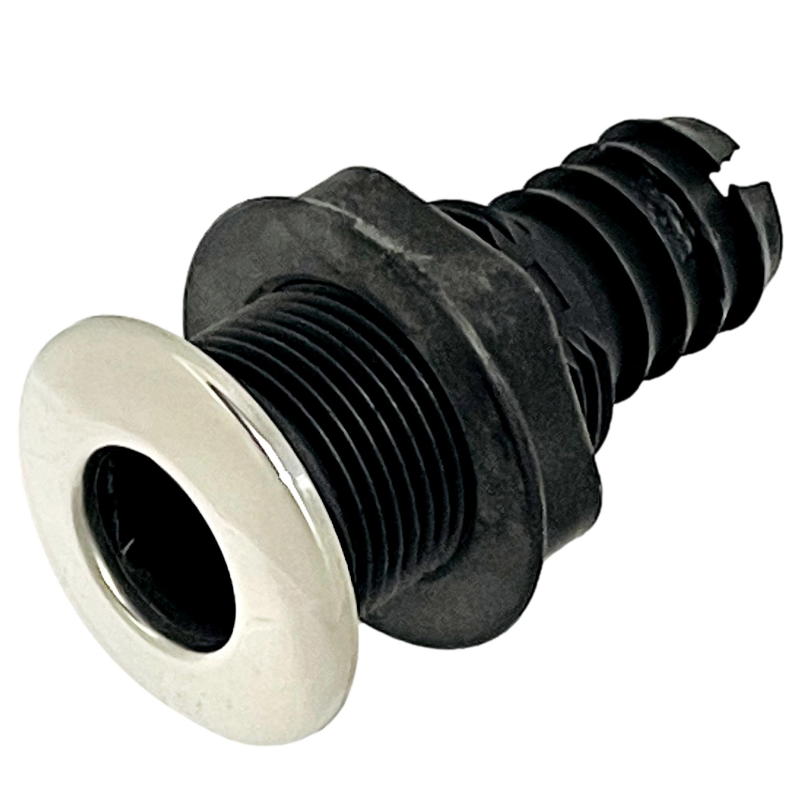 Thru-Hull Bilge Skin Fitting 1"" 25mm Boat Marine Stainless Steel Drain Plug