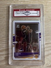 2020 Panini Donruss Optic Los Angeles Lakers LEBRON JAMES#13 P.A.A.S Graded GM10
