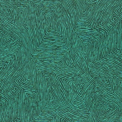 Knoll Textiles Imprint Reef  turquoise green & charcoal Modern Upholstery Fabric