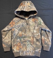 Magellan Outdoors Realtree Edge Camo Hooded Full Zip Jacket Youth XS