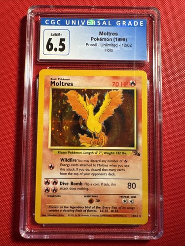 Moltres (Unlimited) graded CGC 6.5 for sale on eBay