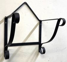 Antique French Morbier Wag On The Wall Clock Metal Bracket