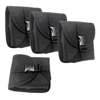 Packung mit 4 Stück Scuba Diving Ersatz Gewicht Gürtel Tasche mit