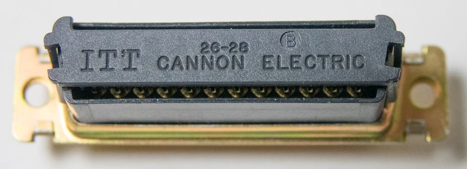NEW 25 Pin ITT Cannon D-Sub Female IDC Connector 26-28 DBSPA-25S Many Available - Image 4 of 4