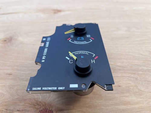87-91 Ford Truck Bronco Water Temperature Voltage Gauge F150 250 350 Pickup - Picture 2 of 4