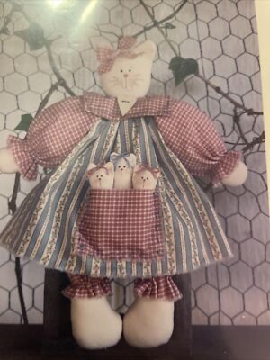 vtg sewing pattern CAT kittens cats 1990s whimsy Country Bumpkins Calling Kittys