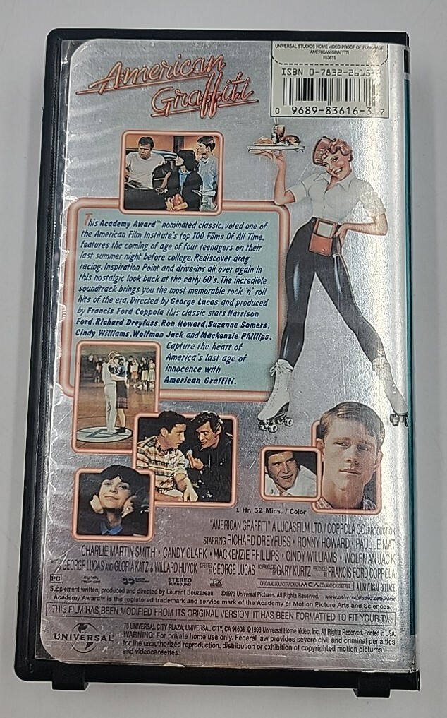 American Graffiti: (VHS, 1998, 25th Anniversary Special Edition