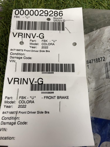 ✅ 2022 CHEVY COLORADO FRONT BRAKE HOSE LH PN:84718872 OEM - Picture 6 of 6