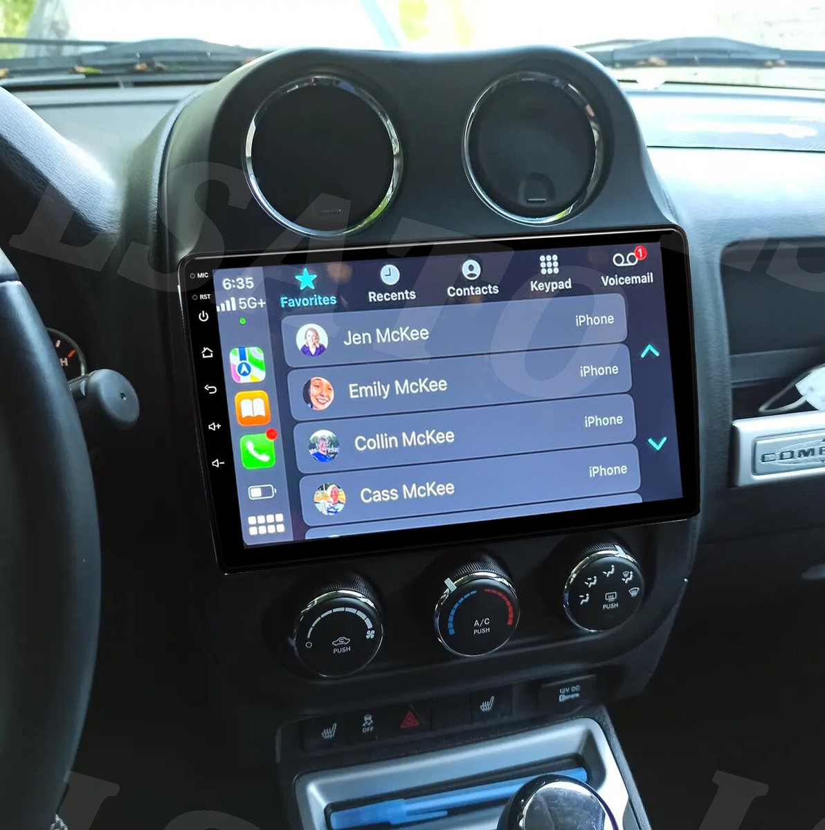 For Jeep Compass 2009-2016 10.1'' Carplay GPS Android 13 Car