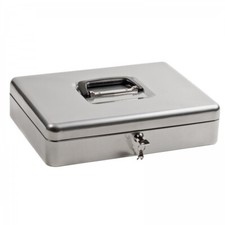 OfficeForce Geldkassette aus Metall Kasse Tresor Transportkassette Dokumente