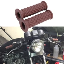 7/8" Motorcycle Handlebar Hand Grip Rubber Bar End Hand For Yamaha Honda Suzuki