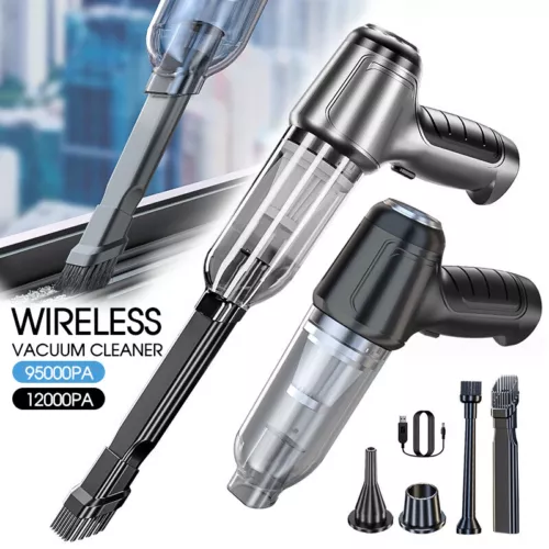 95000PA Handheld Car Cordless Vacuum Cleaner Home Dust Blower Mini Air Duster AU - Picture 2 of 27