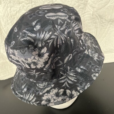 Original Chuck Packable Bucket Hat Floral Gray Black Size OS  display picture 2