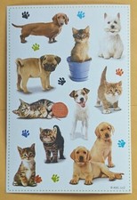 Dogs and Cats Sticker Sheet