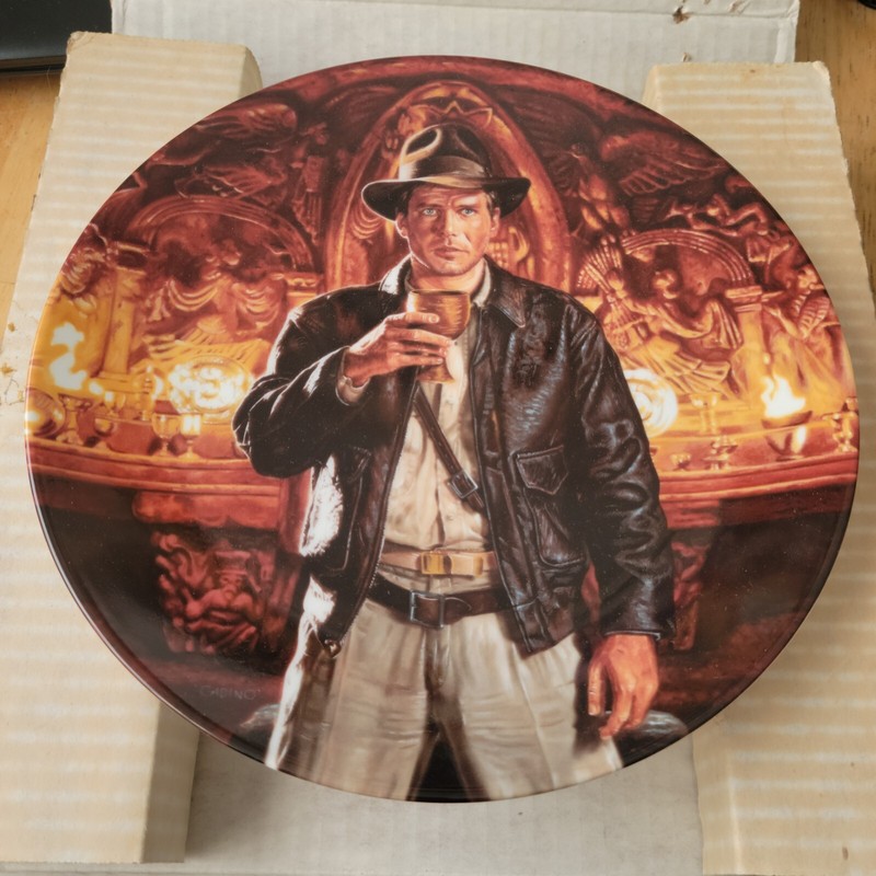 Indiana Jones and The Last Crusade- The Holy Grail Delphi Collector's Plate 1990