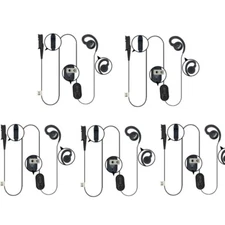 Lot 5 HKLN4436A Black earpiece headset for two way Radio XPR3300 XPR3500