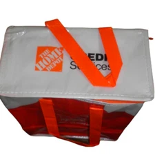 Insulated Lunch Bag, Zipper Closure, 12x10x6 inches, For 6-Pack, Lunches, Snacks