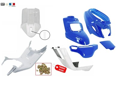 Kit De 8 Carénages Blancs Pour MBK Booster / Yamaha BWS (modèles 2004 à 2021) - Neuf, Marque Mister Parts