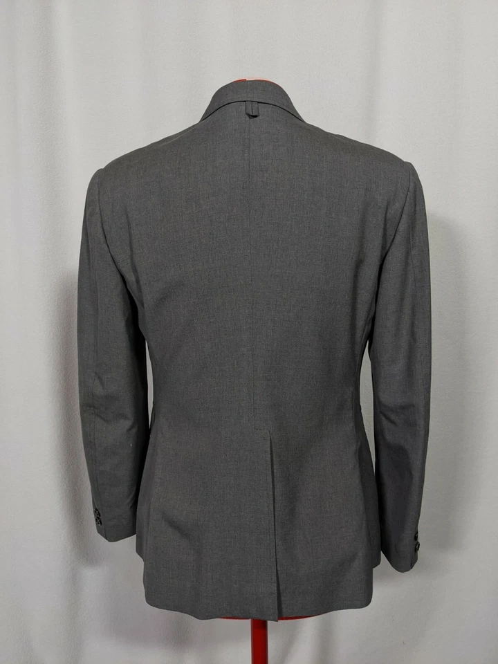 Черный флисовый серый блейзер Thom Browne Brooks Brothers BB5 Италия - Изображение 2 из 4