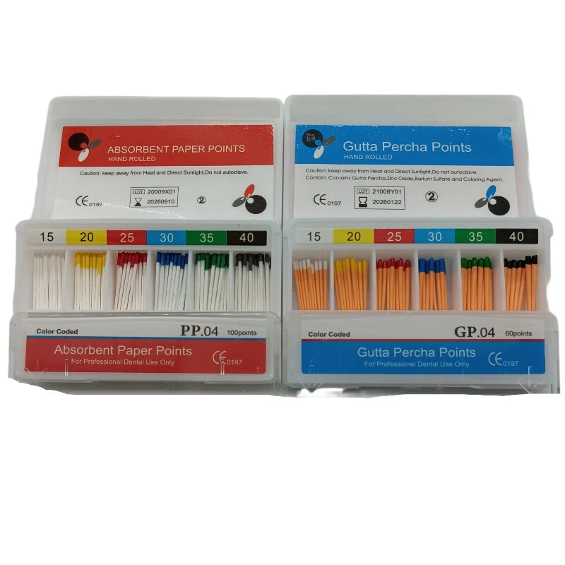 Dental Absorbent Paper Points Gutta Percha Points Endodontic 15-40# EODO Root - Image 2 of 4