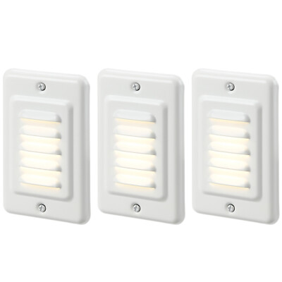 LED Step Lights Wall Mount Stair Deck Light ETL Listed Outdoor/Indoor 3000K