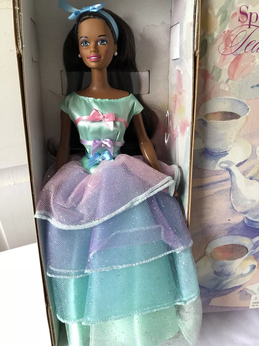 Spring Tea Party Barbie Doll Avon Exclusive Special Edition 1997 Mattel New