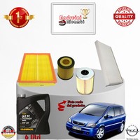 Inspektionskit Filter + ÖL Xopel Zafira A 2.0 Dti 74KW 100CV Von 2001-> 2005