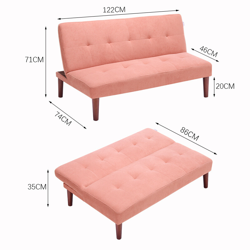 2/3 Seater Sofa Bed Loveseat Couch Settee Click Clack Sofabed Recliner