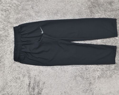 Nike Women's Size M Sweatpants Straight Pants Dri-Fit  Black Polyester Pull On - Picture 1 of 8