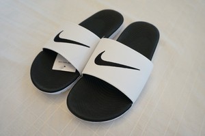 nike mens kawa slides black