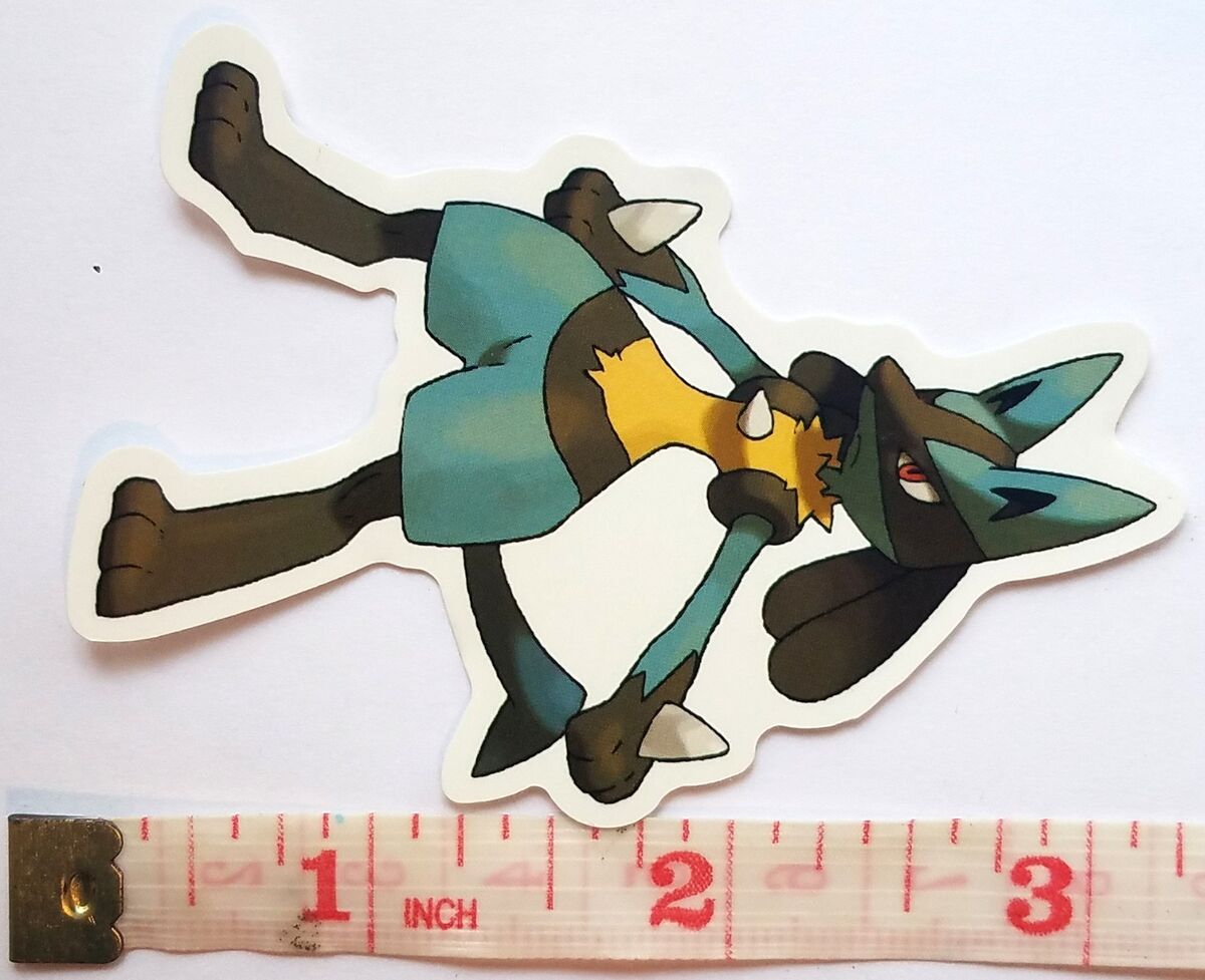 Shiny Mega Lucario Vinyl Sticker