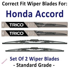 Wipers 2-Pack Standard - fit 2018 Honda Accord - 30260/160