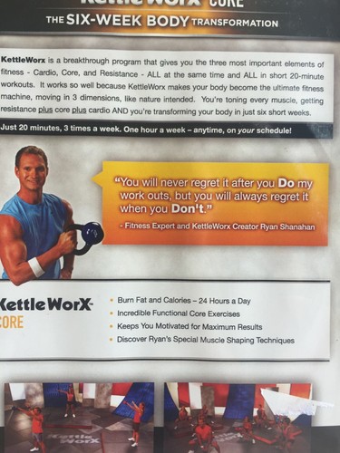 5 Kettlebell workout DVD lot Kettleworx Gin Miller Swing yourself fit total body - Picture 6 of 7