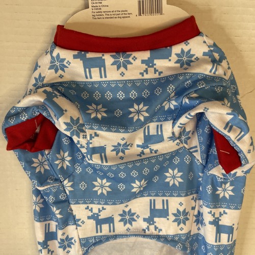 Dog Christmas Reindeer Outfit Medium 14” Neck To Hem By Tail Fits Med. Dog New - Picture 5 of 7