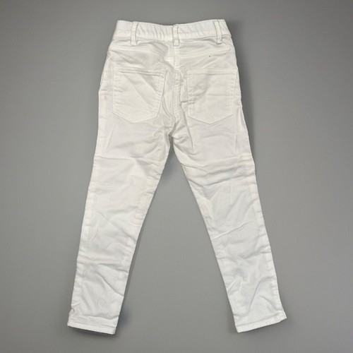 Crewcuts Girls Elastic Waist Light White Jegging Size 6 Jeans - Picture 4 of 6