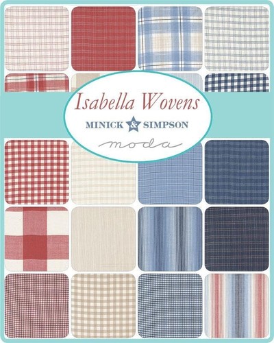Isabella Wovens, for Moda 42 x 5" Charm pack, pair it with Isabella Charm pcks - Picture 2 of 3