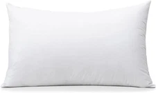 OTOSTAR Throw Pillow Insert, 12 x 20 Cushion 12x20 Inch (Pack of 1 ), White